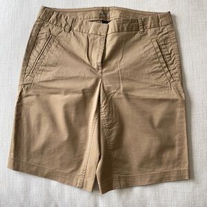 J. Crew women’s chino shorts size 2